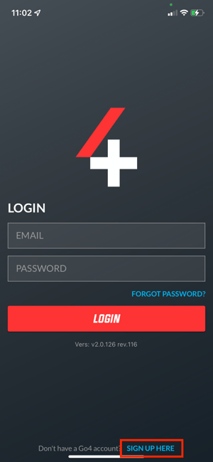 sign up here